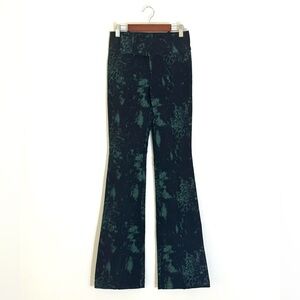 Urban Outfitters Low-Rise Pleated Flare Trousers
